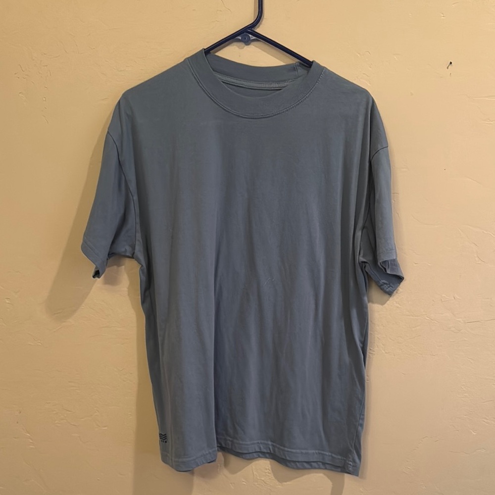 Blue Short Sleeve Crew Neck Tee